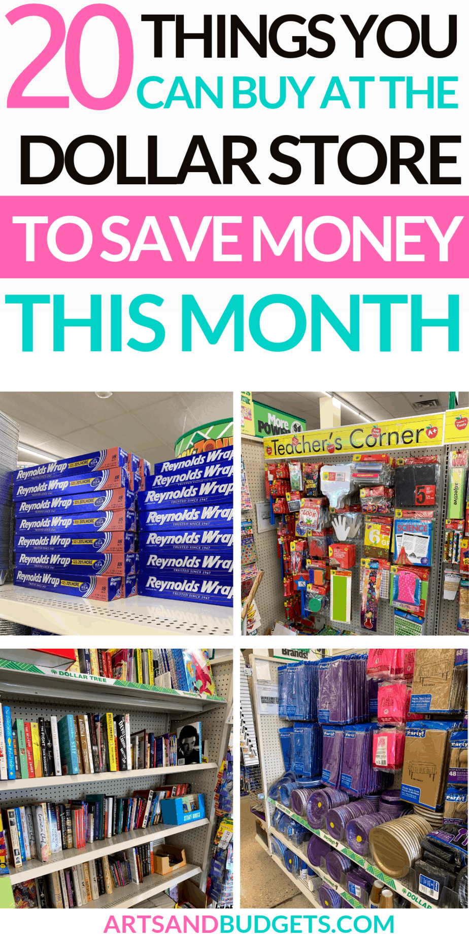 20 Things You Can Buy At The Dollar Store To Save Money Arts and Budgets