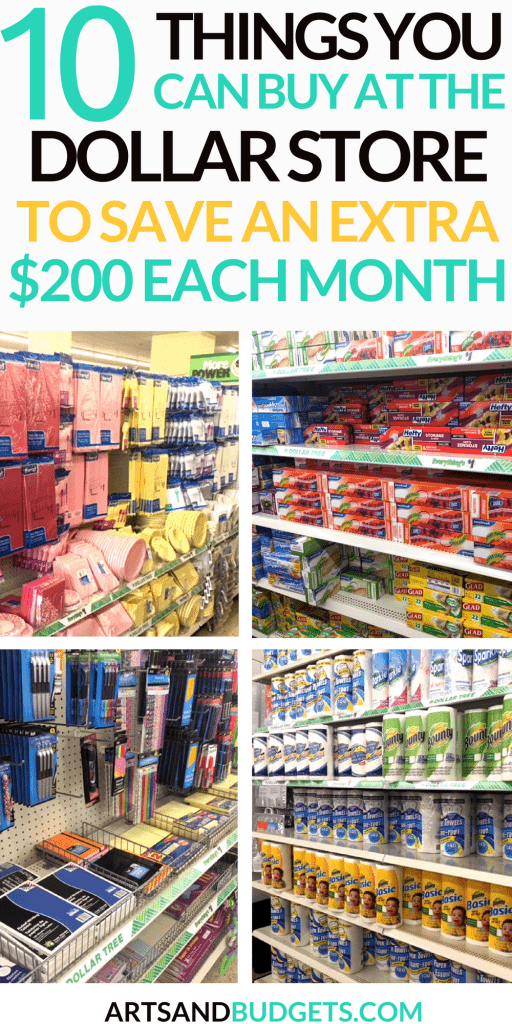 10 Things You Can Buy At The Dollar Store To Save Money Arts and Budgets