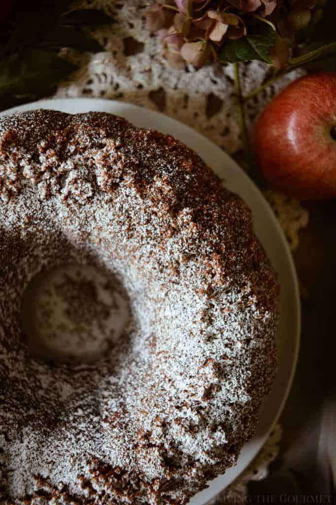 Apple Crumb ring cake