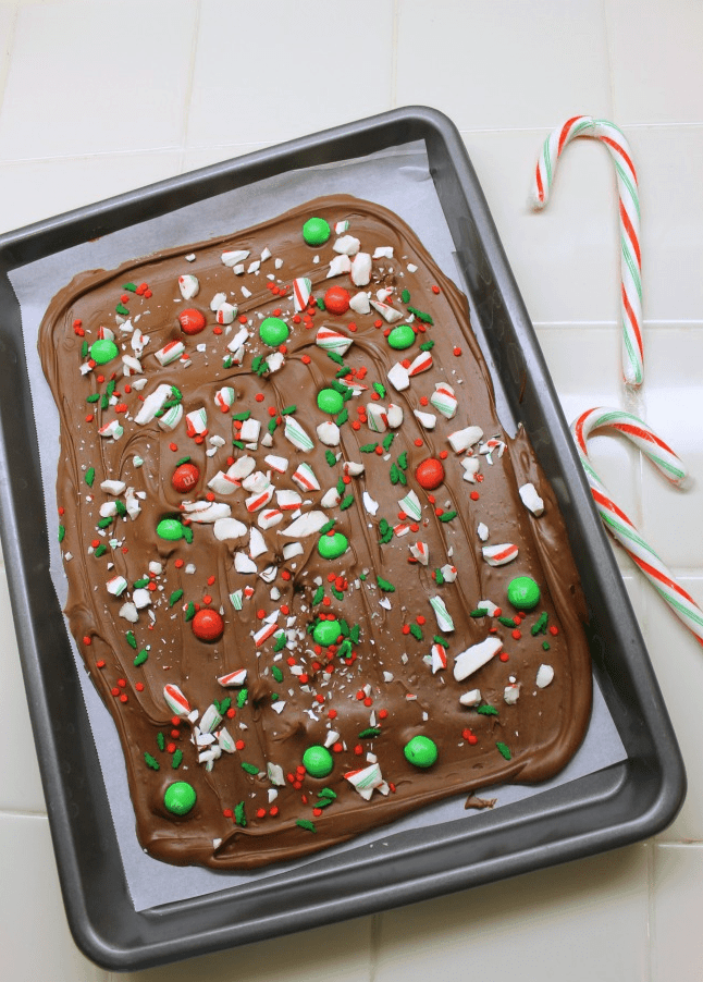 Milk Chocolate Bark Christmas Candy