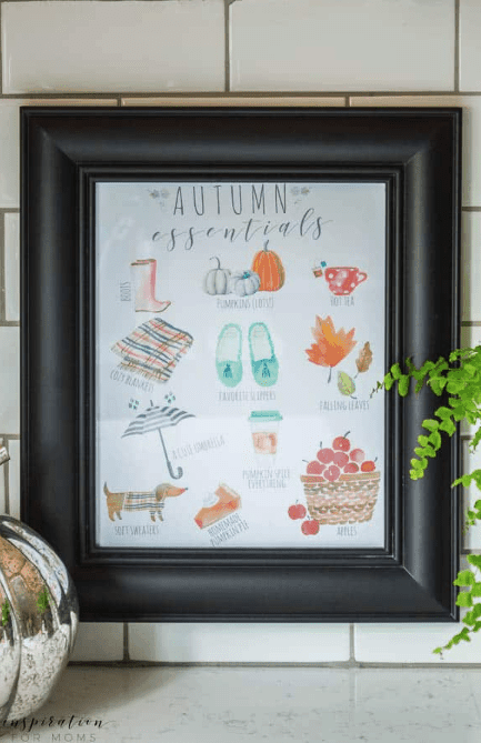 Autumn Essentials Printable