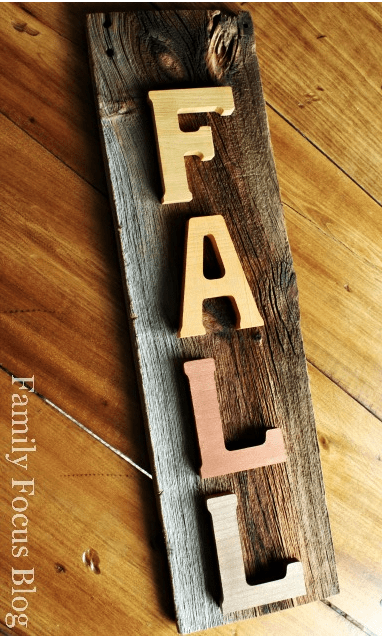 DIY Rustic Decor For Fall