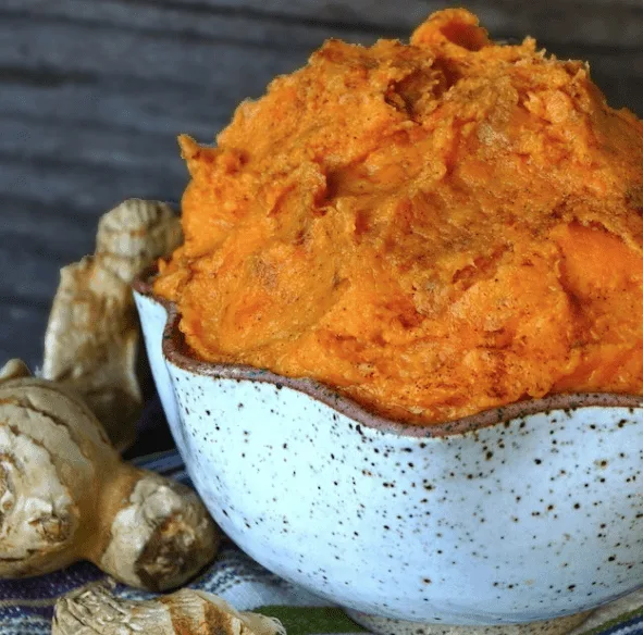 Ginger Mashed Sweet Potatoes