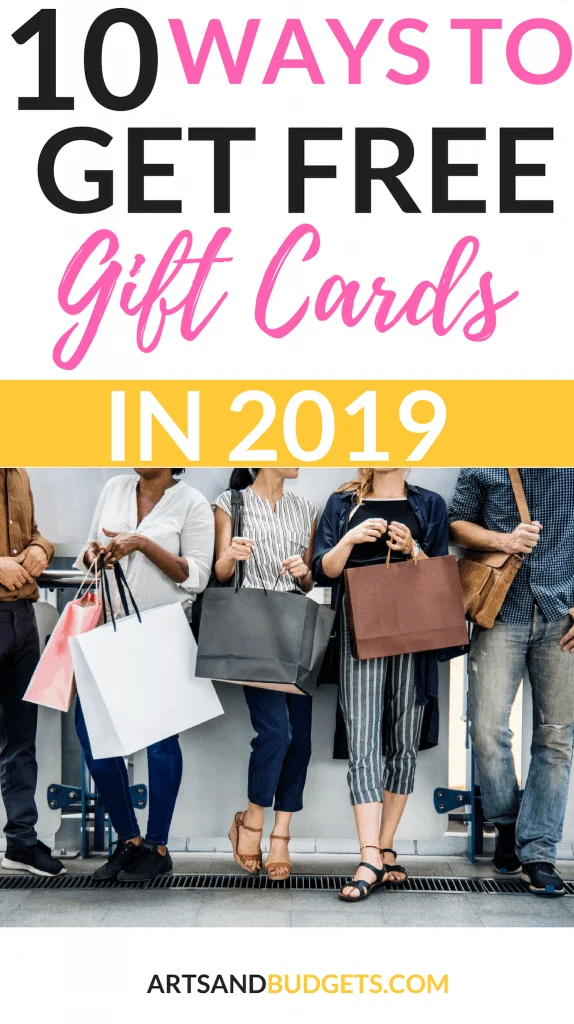Get free gift cards online
