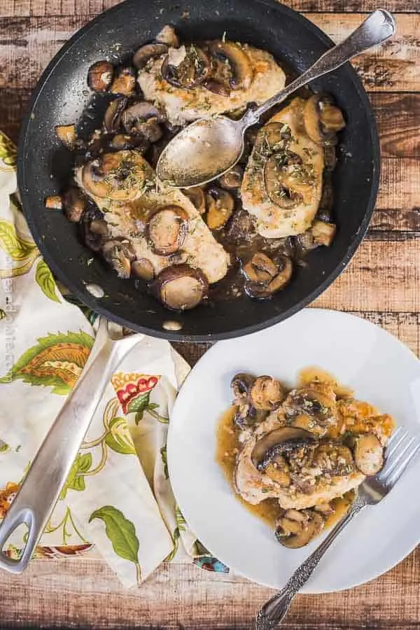 Keto chicken marsala