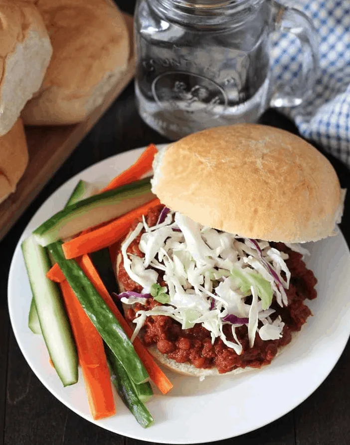 Smoky Lentil Sloppy Joes