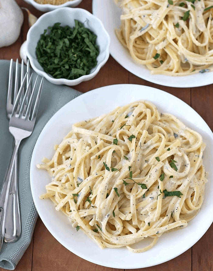 Vegan Garlic Pasta