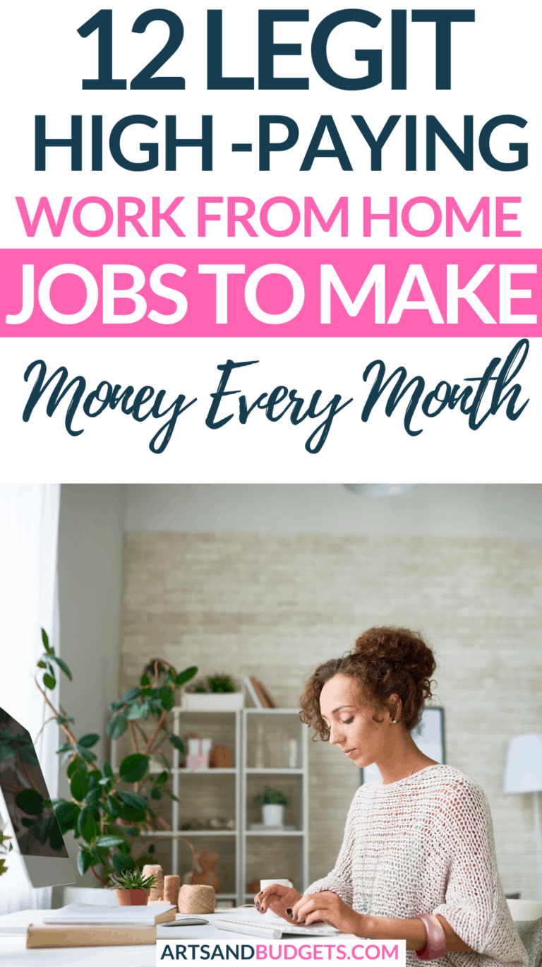 10 Legit Work From Home Jobs That Pay Up To 60k/yr Arts and Budgets