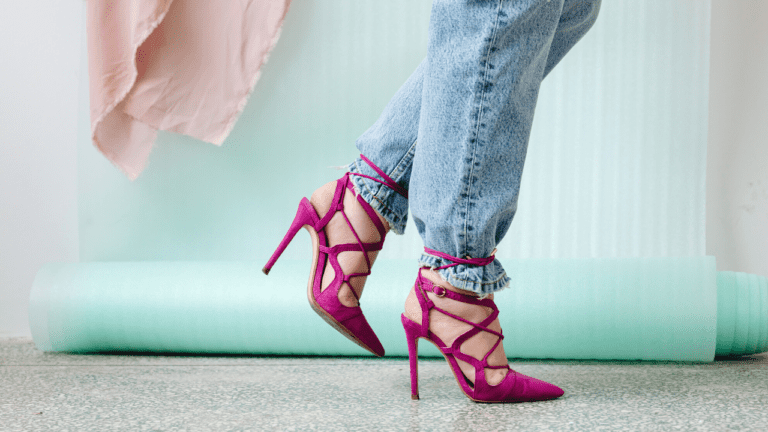 Woman in heels