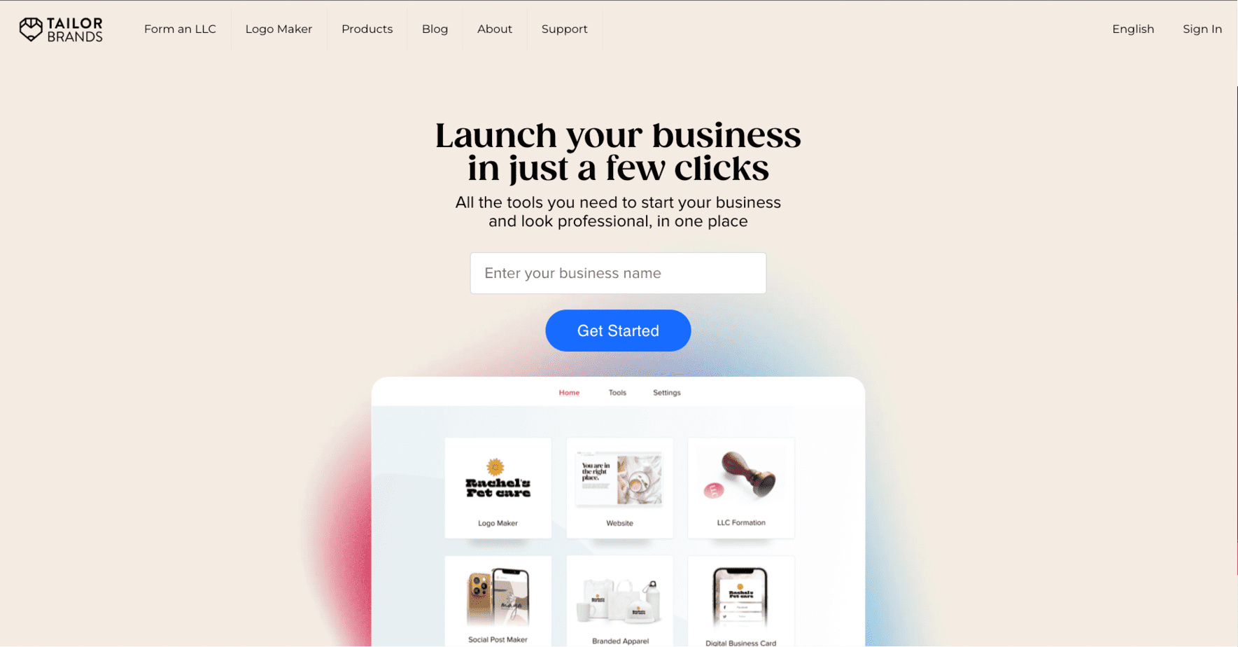 Tailor Brands Review 2023 All In On Platform For Business Owners