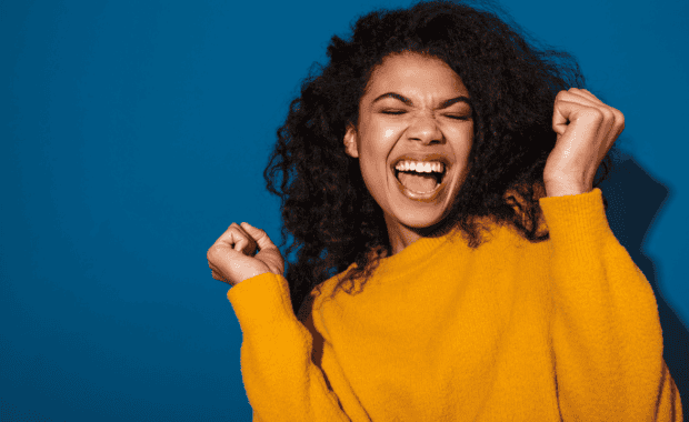Woman happy birthday freebies
